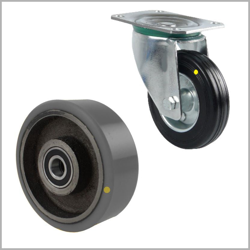 Antistatische & leitfähige Räder und Rollen (ESD)