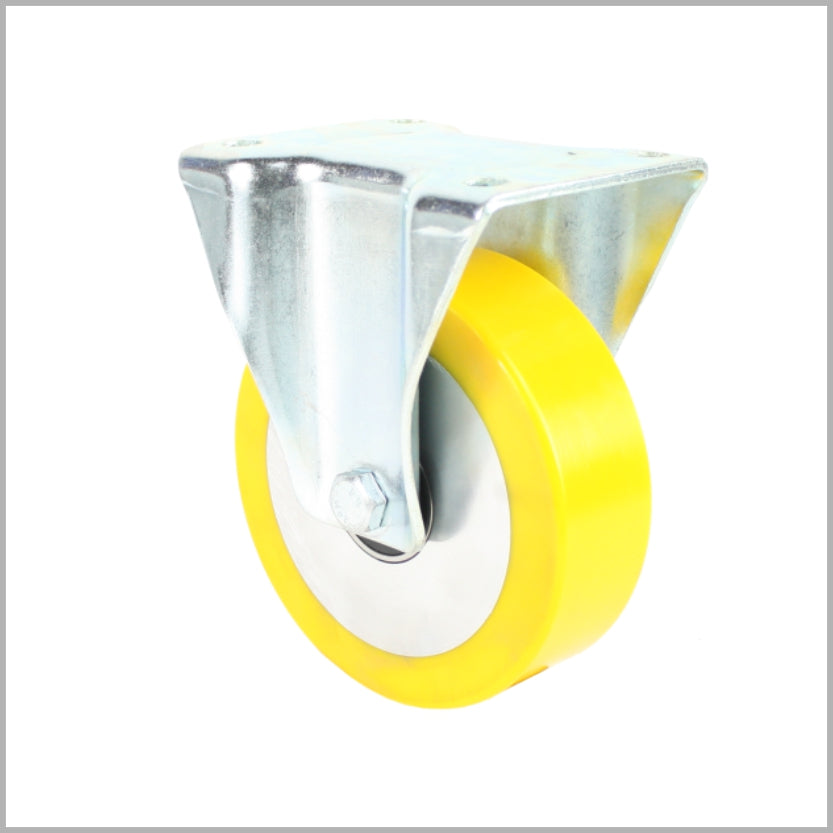 125 mm Bockrolle PU-Rad, flach, Kugellager - B-L/690KFL/125/45