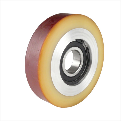 Führungsrolle 100×25 mm Vulkollan® Kugellager 210 kg Bohrung Ø15 mm