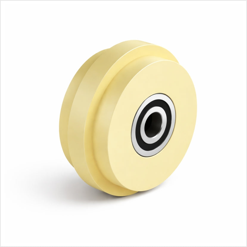 Einspurrad 80×40 mm Polyamid Kugellager 40-mm-Aluminiumprofil 120 kg